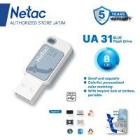 ราคา [ร้านค้าที่ได้รับอนุญาต] Netac Flashdisk UA31 USB 2.0 แฟลชไดรฟ์ 8GB Blue Flash Disk Jump Drive รองรับเต็มรูปแบบสําหรับคอมพิวเตอร์สมาร์ททีวี (51711212756)