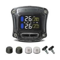 ราคา M3-B Wireless Motorcycle TPMS Real Time Tire Pressure Monitoring System Universal 2 External Intern (55105674555)
