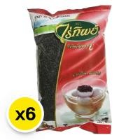 ราคา ไร่ทิพย์ งาดำ 500 ก. x 6 (RAITIP Black Sesame 500 g x 6) (42205345835)