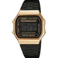 ราคา CASIO รุ่น A168WEGB-1B Digital สีดำทอง (486579853)