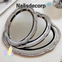 ราคา เล็บ ถาดเงิน, จานขนมลายนูนรูปไข่, ที่เก็บเครื่องประดับเงินวินเทจ ออแกไนเซอร์ ขนมหวาน (52811997798)