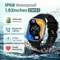 ราคา 1.93" สมาทวอช SmartWatch สมาร์ทวอทช์ แท้ นาฬิกาสปอร์ต โทรออกได้ รองรับภาษาไทย กันน้ำ IP68 Watch โทรผ่านบลูทูธได้ (42080854495)