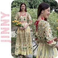 ราคา [ Jinny Collection ] พร้อมส่งจากไทย ✱ MaxiDress Bohemian-Indian Style เดรสโบฮีเมียน-อินเดียนสไตล์ SJCA (13905905569)