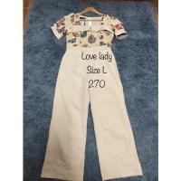ราคา งานป้าย Love lady size L จั้มยาว (14201390346)