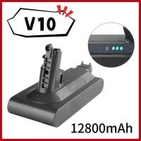 ราคา 100% แบตเตอรี่ลิเธียมทดแทน 25.2V 12800mAh lpega สำหรับเครื่องดูดฝุ่น Dyson Cyclone Absolute SV12 V10 (50851240294)