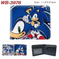 ราคา กระเป๋าสตางค์ หนัง PU ใบสั้น ลายการ์ตูน Sonic the Hedgehog SEGA Game เหมาะกับของขวัญ สําหรับเด็ก (21949995193)