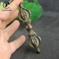 ราคา Metal Copper Vajra Pestle Ornaments Buddha Instrument Figurines Vintage Buddhism Home Decor Desk Decorations Feng Shui C (26363743332)