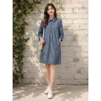 ราคา เดรส Esprit Size XL สีเทา ผ้าฝ้ายยีนส์ สภาพ 100% (46911659068)