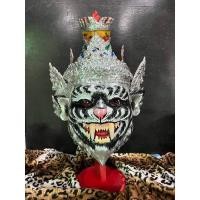 ราคา เศียรปู่เจ้าสมิงพราย (สีเงิน) ขนาดครอบ ไม่ประดับเพชร (21545914218)
