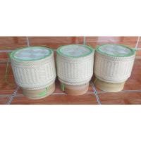 ราคา กระติบข้าวเหนียว กระติ๊บข้าว กล่องข้าวเหนียว กล่องใส่ข้าว ที่ใส่ข้าวเหนียว สินค้า OTOP จากยโสธร ราคา 189 บาท ขนาด 5xุ6" (3762186137)