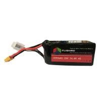 ราคา FLISHRC แบตเตอรี่ลิโพ 1 ชิ้น 4300mAh 4S 14.8V 25C สำหรับเฮลิคอปเตอร์ 450 Bell 206 Airwolf /MD500E / (45601277834)