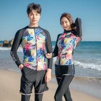 ราคา (พร้อมส่ง) ชุดว่ายน้ำคู่รัก ● ชุดว่ายน้ำ ชุดดำน้ำ 2304 (18976828201)