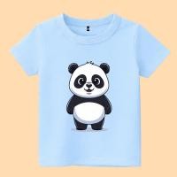 ราคา เสื้อยืดเด็กพิมพ์ลายหมีแพนด้าน่ารัก (27844667540)