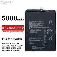 ราคา New Original 5000mAh HB526489EEW Phone Battery For Huawei Y6p Enjoy 10e 20 5G SE Honor 9A Play Play9A IUNY (19241761103)