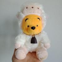 ราคา หมีพูห์ pooh ใส่ฮู้ดแกะ ตุ๊กตามือสองญี่ปุ่นสภาพสวย (23907728774)