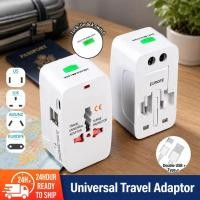 ราคา Universal Travel Adapter Plug All In One International Worldwide Travel Adaptor Plug Socket For CN/EU/UK Converter (50209942348)