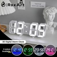 ราคา Roxart 3D นาฬิกาตั้งโต๊ะดิจิตอล แขวนผนัง ตกแต่งห้อง รูปแบบสามารถแขวนพนังและ ตั้งโต๊ะ นาฬิกามินิมอล (22290712841)
