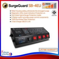 ราคา SurgeGuard SB-4EU (Hybrid Surge Protector) ปลั๊กกรองไฟ ตัดไฟเกิน พร้อมช่อง USB ประกันตลอดอายุใช้งาน (23267572530)