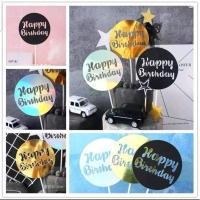 ราคา ป้ายปักเค้ก Happy Birthday ป้ายปักเค้ก (14725443600)