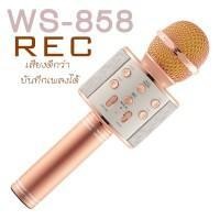 ราคา ไมค์คาราโอเกะ บลูทูธ WSTER ของแท้ รุ่น WS-858 REC (3441461424)