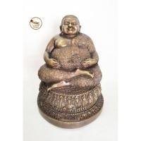 ราคา พระสังคจายไทย พระสังกัจจายน์​ ปางอุ้มทอง​ เนื้อทองเหลือง​หน้าตัก​5​" พิมพ์จีวรลายดอกพิกุล​ ทำผิวลงหิน​ งานสวยมาก (13498875243)