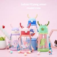 ราคา ลาลาโก ขวดหัดดื่มสําหรับเด็กเขากวางพร้อมเชือกยาวและขวดหัดดื่มเขากวางพร้อมเชือก (21646147375)