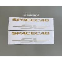 ราคา สติ๊กเกอร์ SPACECAB SL ขีดกลาง ติดกระจกแคปรถ ISUZU ปี96 ราคาต่อคู่ (56703028603)