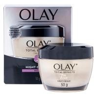 ราคา (ฉลากไทย ของใหม่) Olay Total Effects 7 in one Night Cream 50g โอเลย์ โททอล ไนท์ olay total effect (6858797671)