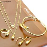 ราคา Yiwuyuanvb] 4 ชิ้นแฟชั่น Teardrop ชุดเครื่องประดับสําหรับผู้หญิงแหวน Nelace สร้อยข้อมือต่างหูชุดสําหรับจัดเลี้ยงงานแต่งงานเครื่องประดับใหม่ (49111667488)