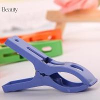 ราคา Massivedeals 8ps/set Hanger Clips พลาสติกขนาดใหญ่ Windproof Beach Towel Clothes Pins Spring Clamp Clothespin ที่มีประสิทธิภาพร้อนใหม่ราคาถูกใหม่ (45860526306)