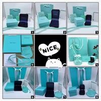ราคา Tiffany's กล่องบรรจุภัณฑ์ หนังกลับ สีฟ้า สําหรับใส่เครื่องประดับ สร้อยคอ แหวน สร้อยข้อมือ (21039470811)