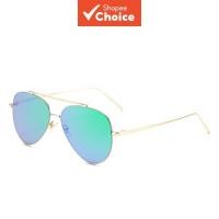 ราคา แว่นกันแดดทรงนักบิน Unisex Retro Vintage Mirrored Uv400 (49610318369)