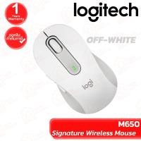 ราคา Logitech M650 Signature Wireless Mouse [Off White] เมาส์ ไร้สาย สีขาว ของแท้ ประกันศูนย์ 1ปี (27037485743)