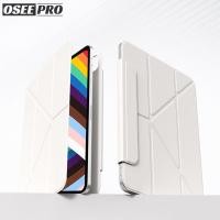ราคา Osee Pro เคส iPad บางเฉียบไร้กรอบแม่เหล็กคลิปสองด้านY-พับหัวเข็มขัดสำหรับ iPad Pro 7 13 นิ้ว Pro 2 3 4 11 นิ้ว Pro 5 6 12.9 นิ้ว iPad Air 13 นิ้ว เคสไอแพด air 4 air 5 ไอแพด air 6 Air 7 M2/M3 11 inch(2