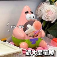 ราคา ที่ใส่ปากกา Patrick Star เครื่องประดับสร้างสรรค์ปากกา Spongebob ใส่การ์ตูนเก็บของขวัญวันเกิดของนักเ (26306686273)