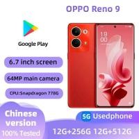 ราคา OPPO Reno 9(5G)หน้าจอสมาร์ทโฟน 256Gb All Colours Good Condition โทรศัพท์มือสอง (51109811053)