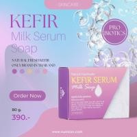 ราคา ‼️แถมทุกออเดอร์‼️สบู่เซรั่มน้ำนมคีเฟอร์แท้Kefir milk serum soap (19363741737)