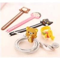 ราคา ที่เก็บสายไฟ ที่รัดสายไฟ เก็บสายชาร์จ หูฟัง ลายคุมะ หมีคุมะ (87516111)
