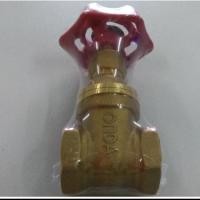 ราคา Gate Valve / Stop Valve น้ําหมุนทองเหลือง 1" นิ้ว ยี่ห้อ: ONDA (49960415990)