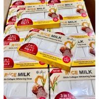 ราคา Rice Milk Gluta Whitening Soap สบู่นมข้าว 65x3g. (43052031528)