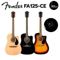 ราคา กีต้าร์โปร่งไฟฟ้า Fender FA-125CE (ฟรีของแถมหลายรายการ✅) (27279053810)
