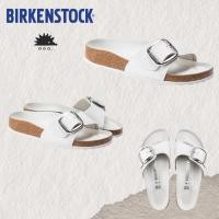 ราคา BIRKENSTOCK Madrid Big Buckle White รองเท้าแตะ Women{ของแท้ 100 %} (44459207288)