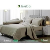 ราคา Jessica Tencel [ทอ 500 เส้น] ชุดผ้าปูที่นอน เจสสิก้า รุ่น เทนเซล สีพื้น TP007 (43073881775)