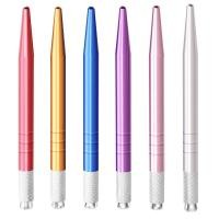 ราคา ขายตรงจากโรงงาน Cross Mouth Pointed Tail Tattoo Pen No. 5 อลูมิเนียมอัลลอยด์สักดินสอเขียนคิ้วสไตล์เกาหลีโลหะสักปากกาแฮนด์เมด (48408766220)