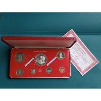 ราคา Liberia Proof Set 7 Coins 1977 With Five Silver Dollars (24090878029)