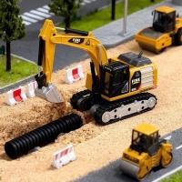 ราคา รถแม็คโครก่อสร้าง New RC Truck 1:64 Excavator 2.4Ghz HG4-301 (54653313557)