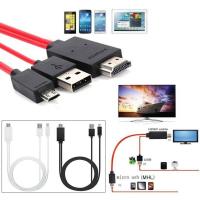 ราคา อะแดปเตอร์ MHL Micro USB 11pin to hdmi TV Cable For Samsung Galaxy S1 2 3 4, Note1 2 3 4 (11789731981)