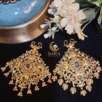 ราคา จี้อุบะเพชรซีกโบราณ ตัวเรือนทองเหลือง หุ้มทองแท้ไมครอน 18K งานไทยโบราณ สไตล์วินเทจ ✨ (45562091562)