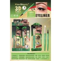ราคา 59220 Kiss Beauty 3D Eyes อายไลเนอร์ สีดำ หัวเล็ก 0.5mm เขียนลื้น เส้นสวย กันน้ำได้ดีสุดๆ butter9584 (42311597437)
