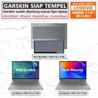 ราคา Precut Garskin Sticker Laptop Skin Perfect Fit เข้ากันได้กับ Lenovo ThinkBook 14 2-in-1 G5-IAU Gen 5 Fullbody Carbon Image (55409163524)